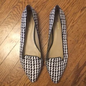 Sole Society houndstooth flats!
